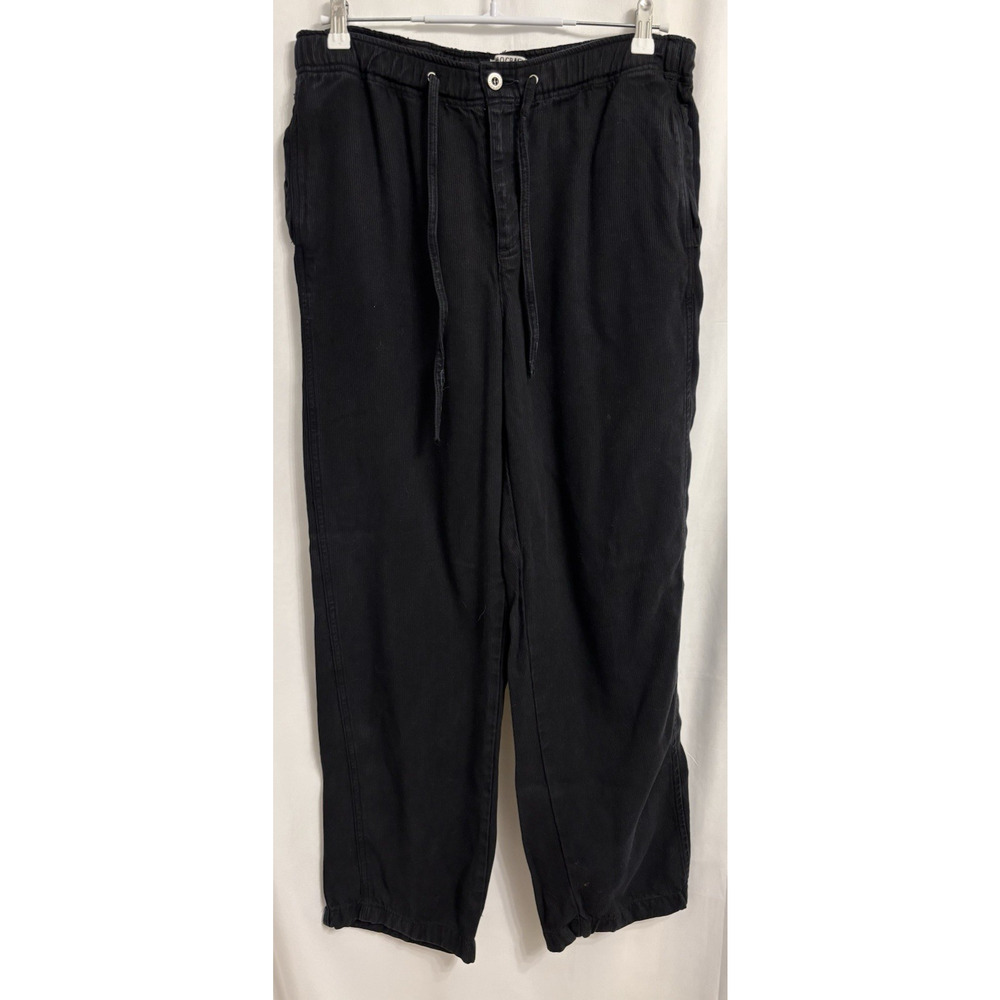 Democracy Women's L Black Corduroy Loose Fit Baggy Pants Skater Streetwear Urban